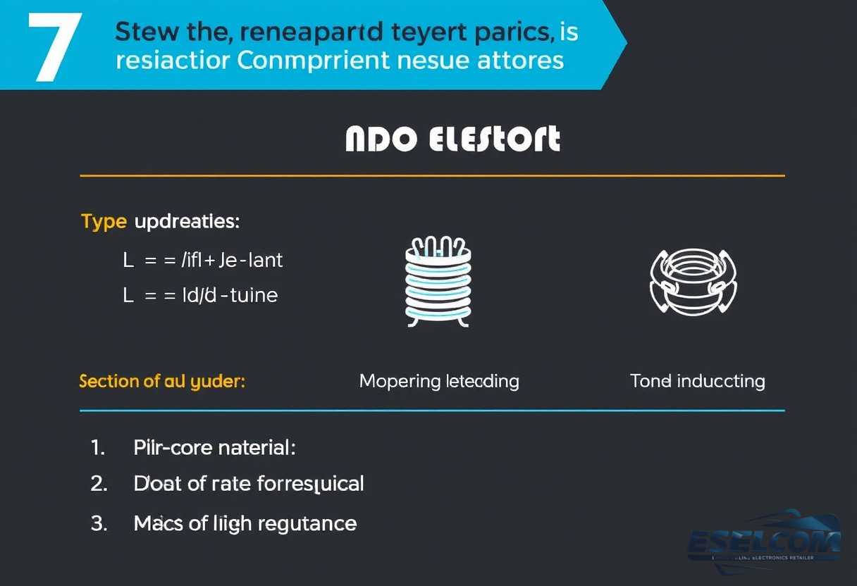 Illustration for section: L = Inductance in henriesdi/dt = Rate of change of current Types of Inductors Inductors can be categ - passive component basics