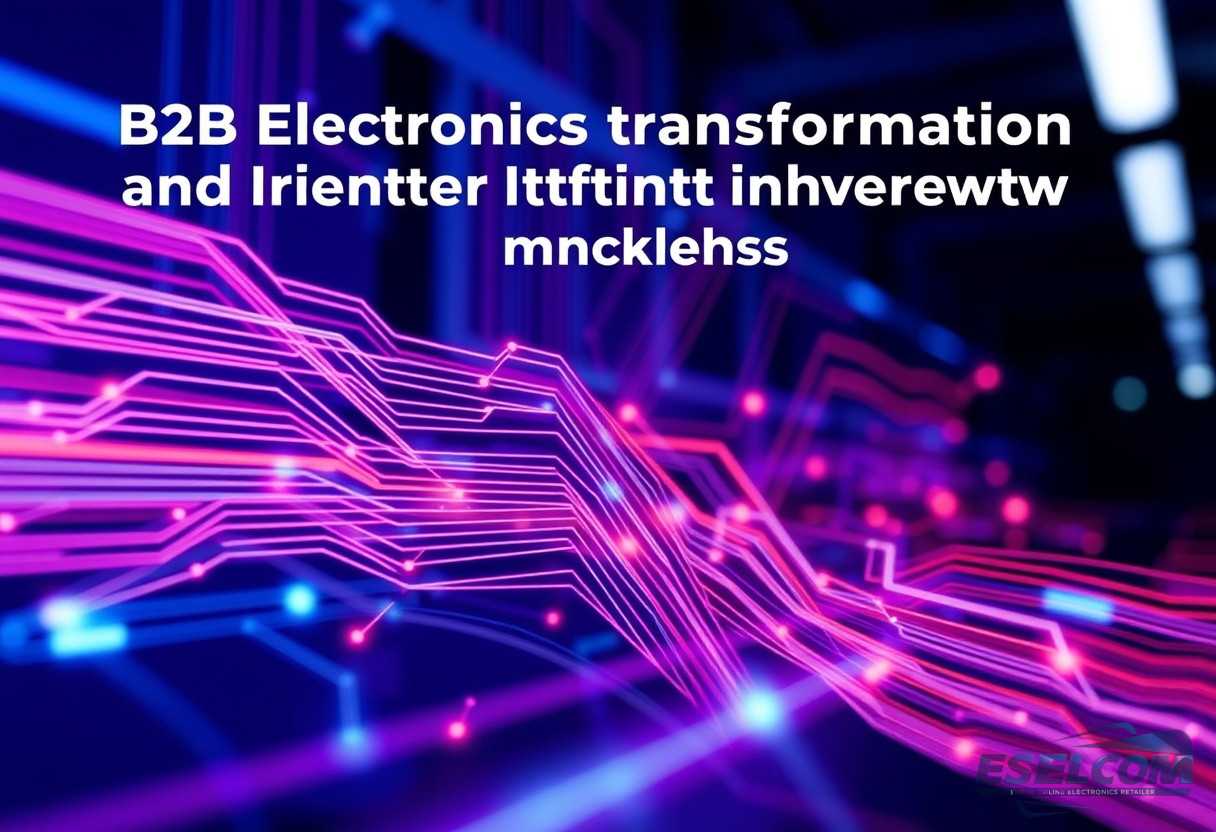 Illustration for section: Several companies have successfully implemented B2B electronics transformation initiatives: Siemens: - b2b electronics transformation